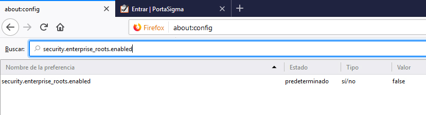 Configuración de acceso en Firefox en Windows mediante ClickSign 4