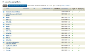 Descargas masiva de documentos